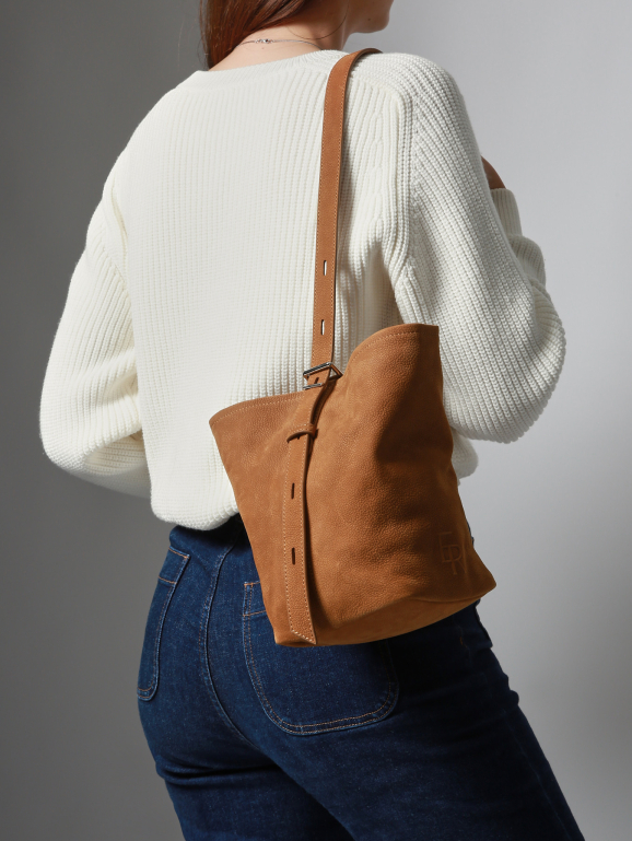 Cross body tas CAVALIER NUBUCK