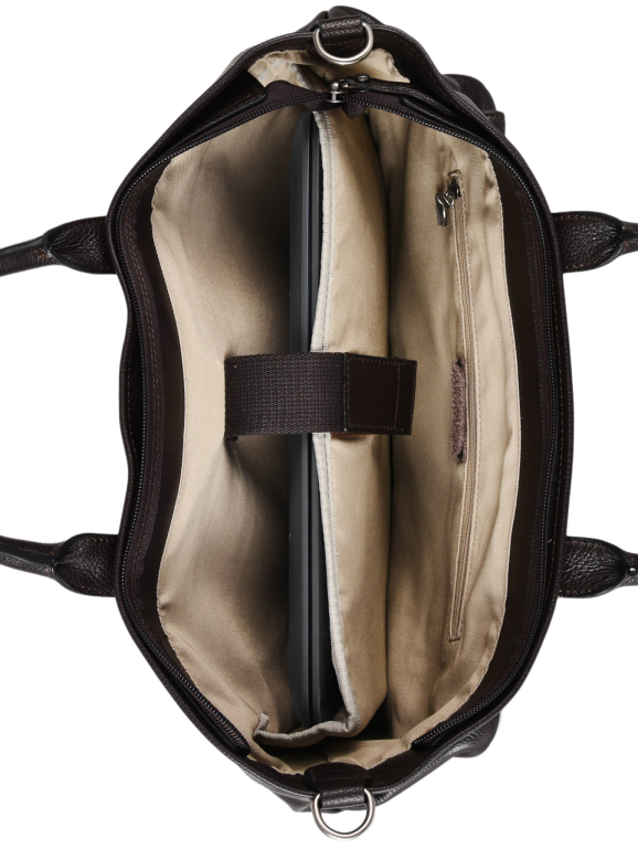 3-compartment  business bag  with 15\" laptop sleeve