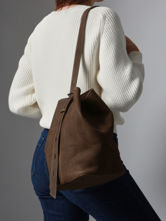 Cross body tas CAVALIER NUBUCK