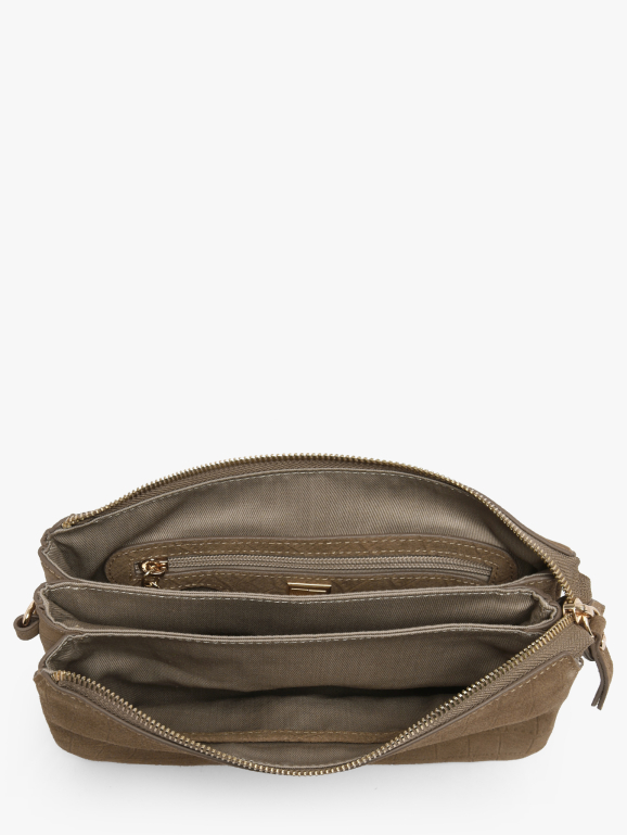 Cross body tas EQUESTRE CROCO