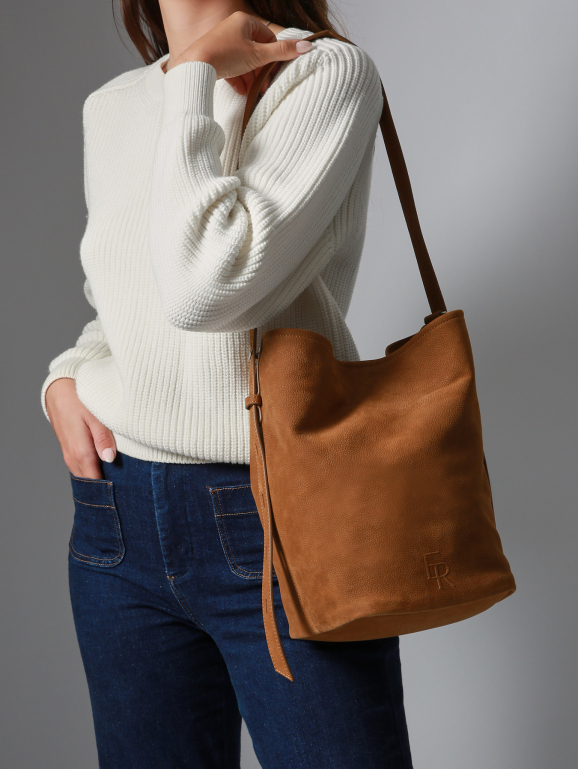 Cross body tas CAVALIER NUBUCK