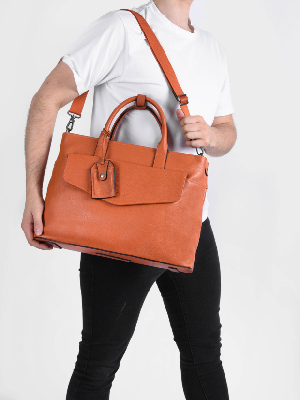 3-compartment  business bag  with 15\" laptop sleeve