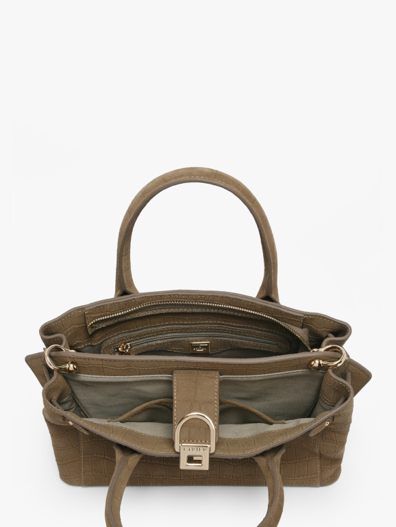 Sac porté main EQUESTRE CROCO